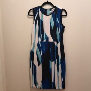 Multicolor sleeveless Calvin Klein dress - G069